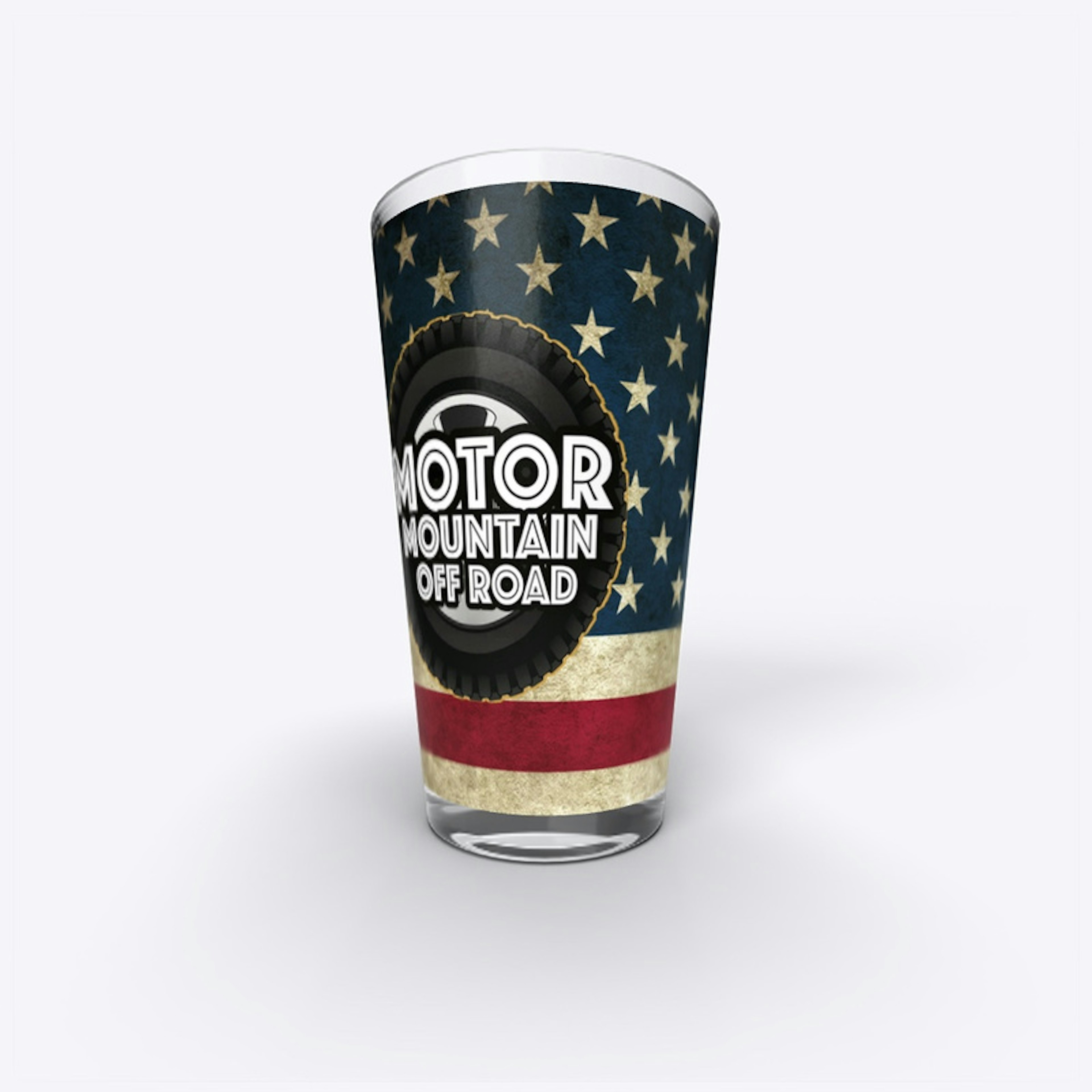 MOTOR MOUNTAIN OFF ROAD PINT GLASS